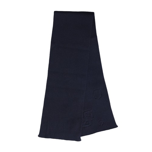 DOLCE & GABBANA Kids Scarf Dark Blue Wool Logo Neck Warmer Foulard RRP 520usd - Picture 2 of 5