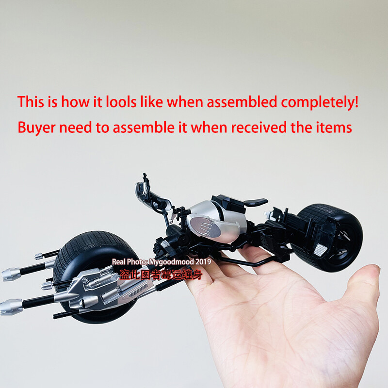 Only Batcycle ！Modoking DC 1/12 BATMAN Motorcycle set THE DARK
