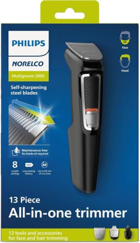 Philips Herren Multi Groomer All-In-One Trimmer, Bart/Haare/Gesicht 3000-13 kabellos - Bild 8 von 9
