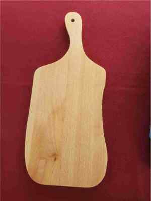 Beech Wood Cutting Board with Handle, Chopping Board, Cheese Serving Board (17 )