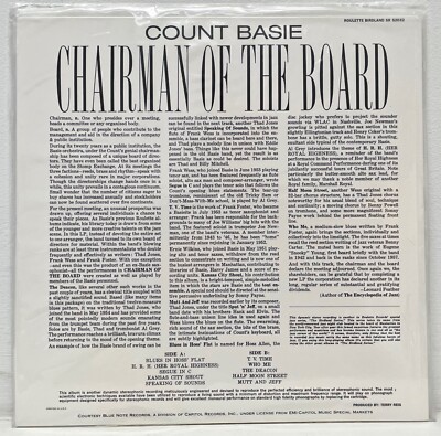 Count Basie Chairman Of The Board Quiex