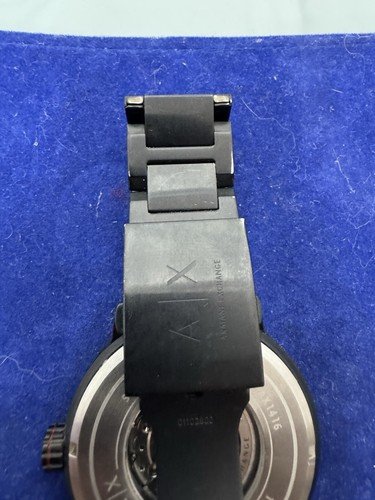 Reloj Armani Exchange Hombre Cronógrafo Tono Negro Acero Inoxidable AX1416 - Imagen 8 de 11