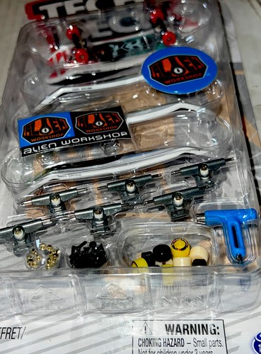 Tech Deck ALIEN WORKSHOP DLX Confezione da 4 Set Skateboard/Fingerboard NUOVO RARO ❤️ - Foto 6 di 8