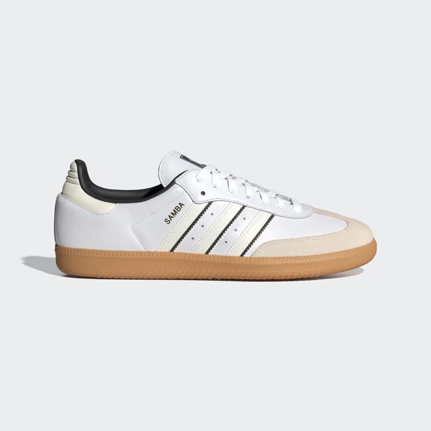 Adidas Originals Men's White Samba OG Shoes ID1480