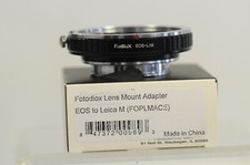 Fotodiox EOS-LM Lens Mount Adapter with Box