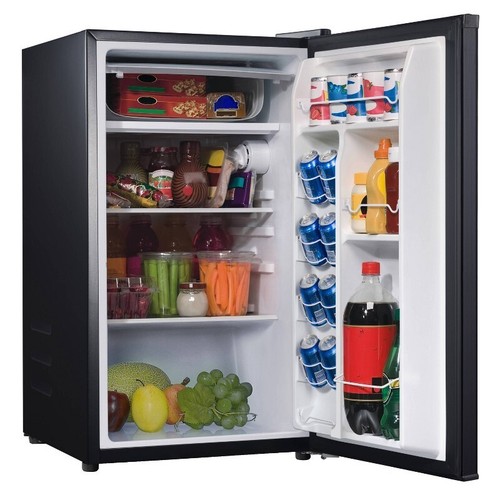 Proctor Silex 4.3 cu ft Black Refrigerator Reversible Metal Door - Picture 3 of 4