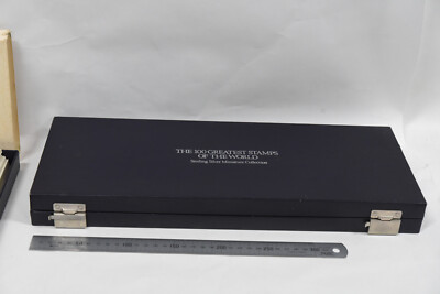 Franklin Mint Silver 100 Greatest Stamps of the World Complete