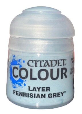 Peinture Citadel Fenrisian Grey - Pot 22-68 Pour Warhammer 40K/Age Of Sigmar, Couche Layer - Neuf
