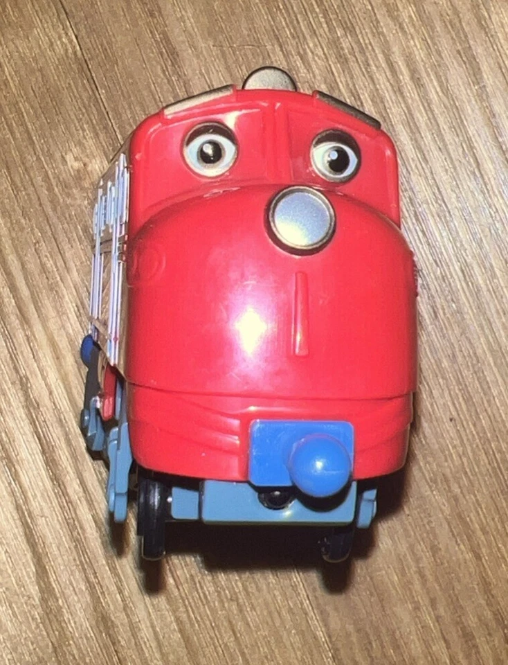 Chuggington Wilson 2010 Train Car Red Sounds Battery Operated Learning Curves - Image 3 of 4