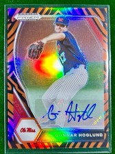 2021 GUNNAR HOGLUND Panini Prizm Draft Tiger Stripe Prizm Auto 11/25 #PDP19