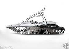GRAPHIC KIT DECAL BOAT SPORTSTER SEA DOO SPEEDSTER SPORT WRAP WINGED DEMON