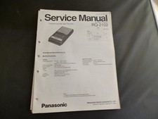 Manuale di servizio originale Panasonic RQ-2102