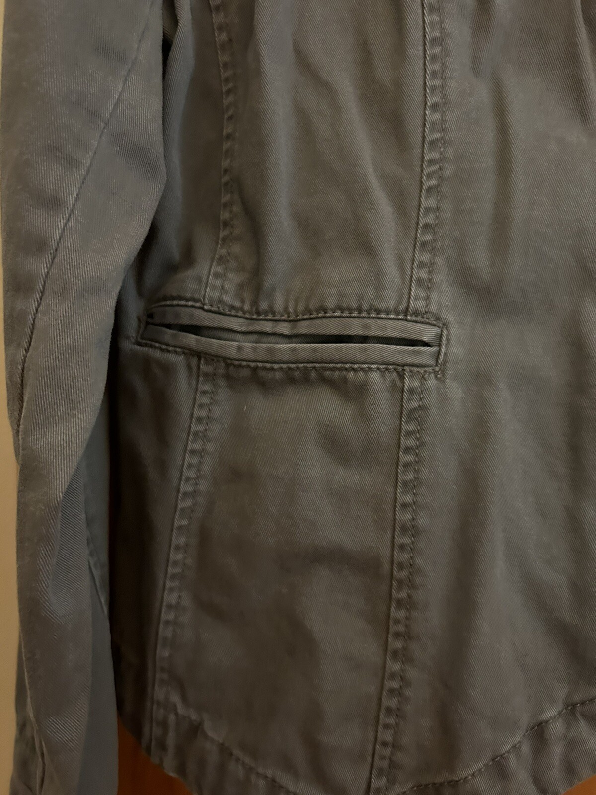Sanctuary Surplus  Utility Button Jacket Gray L - image 5
