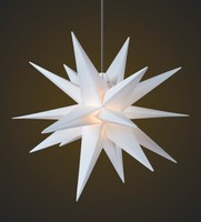 AußEnstern Weiss 3D Weihnachtsstern 55 Cm Adventstern Leucht Stern AußEn