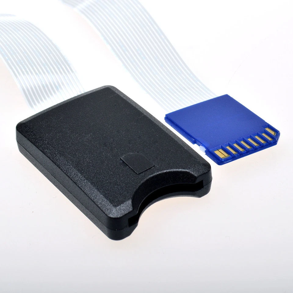 TWO Micro SD To SD Card Extension Cable Adapter Flexible Extender For Car GPS TV - Image 2 of 4