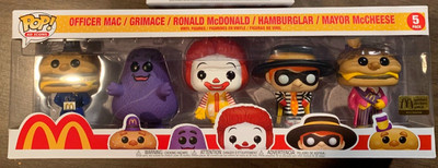 Funko Pop! McDonald's Lot 13 Pops 7 Boxes New Never opened