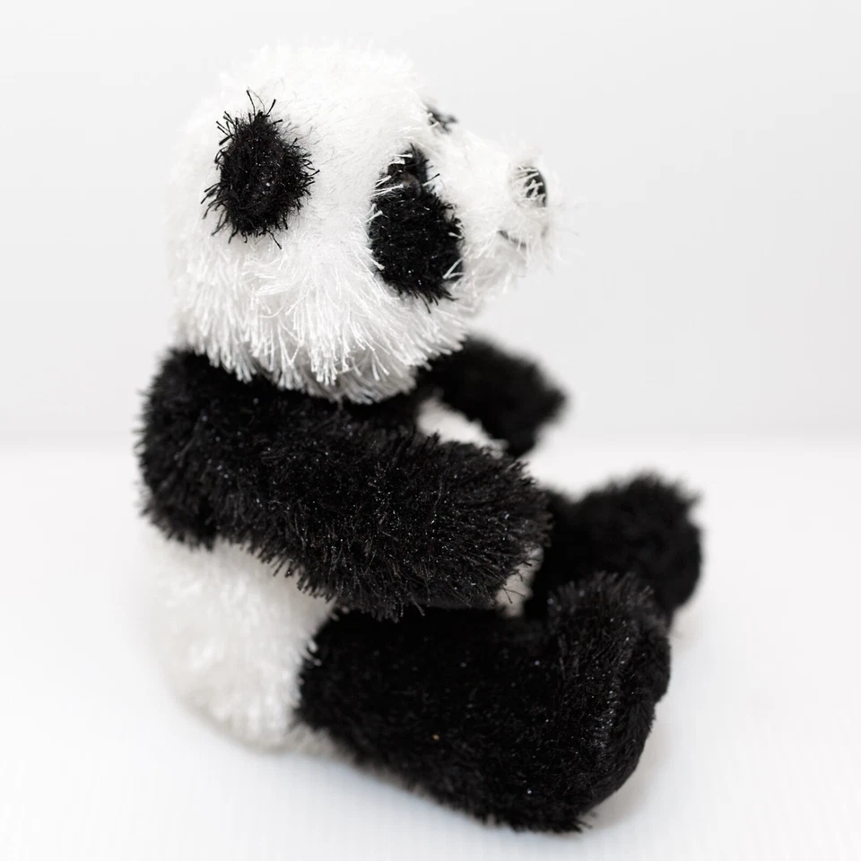 GANZ Webkinz Lil' Kins Plush Black and White Panda (no codes) EUC - Image 4 of 4