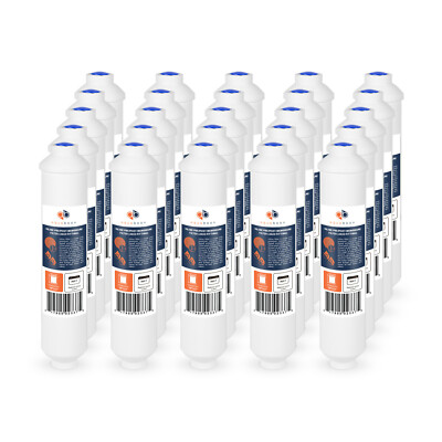 25 Pack of  Inline Post/Carbon Polishing Water Filter Catridge RO (Jaco fitting)