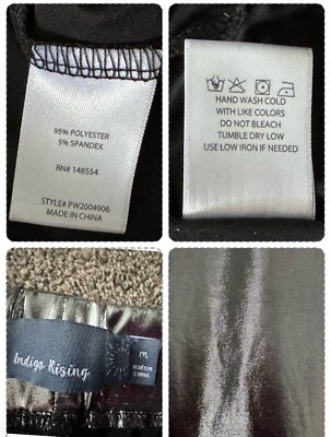 Indigo Rising Metallic Silver Pants Size M🦋New with Tags Stretchy