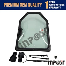 For Bobcat Skid Steer Door W Wiper glass  T110 T140 T180 T190 T200 T250 T300 T32