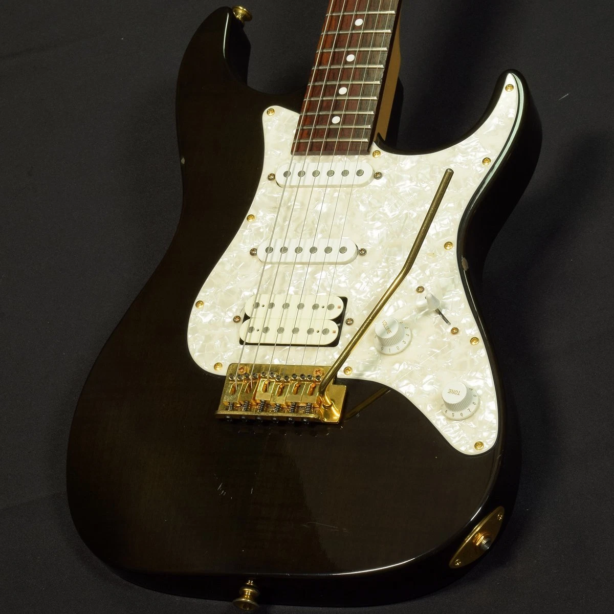Charvel MYG. S-S-H See Thru Black