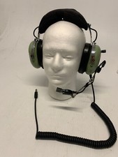 David Clark Aviation Headset Model H10-76 With Microphone/wired Free Ship