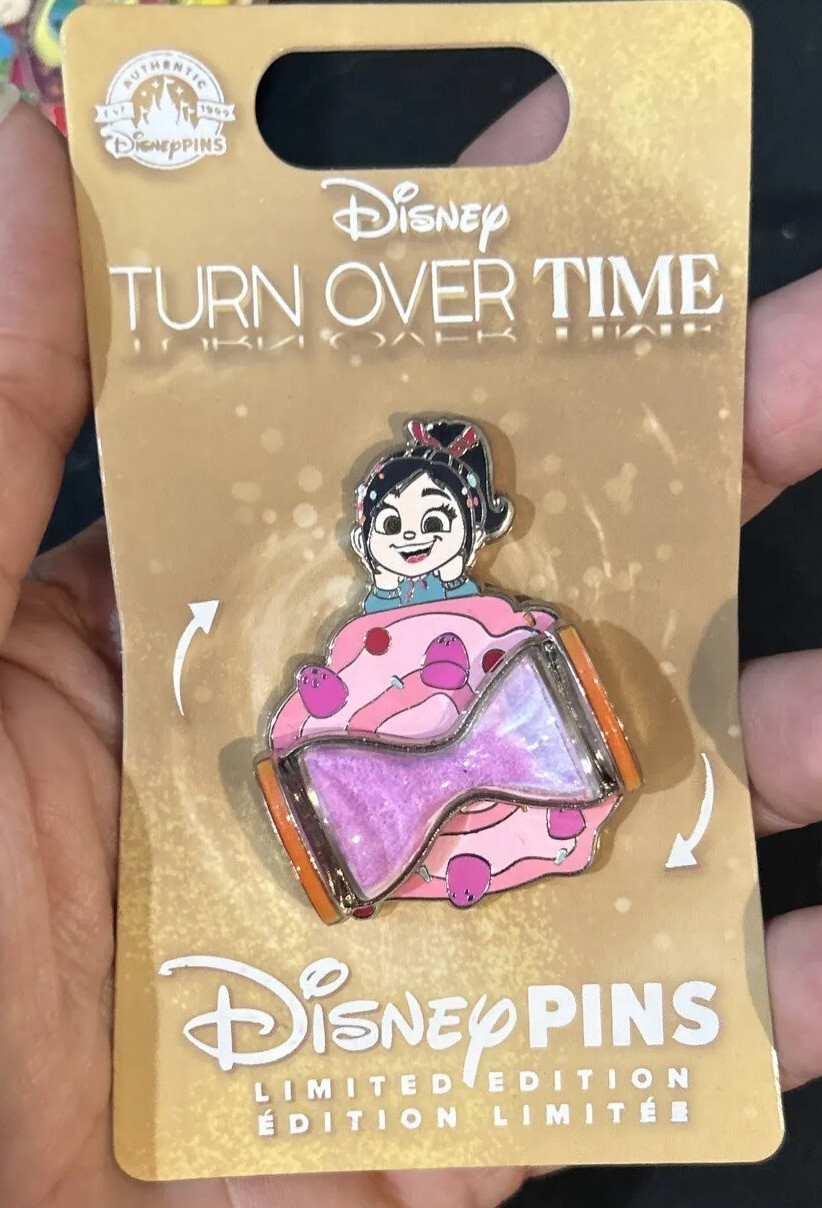 Disney Turn Over Time Pin Series Vanellope Wreck it Ralph Pin LE 2500 New