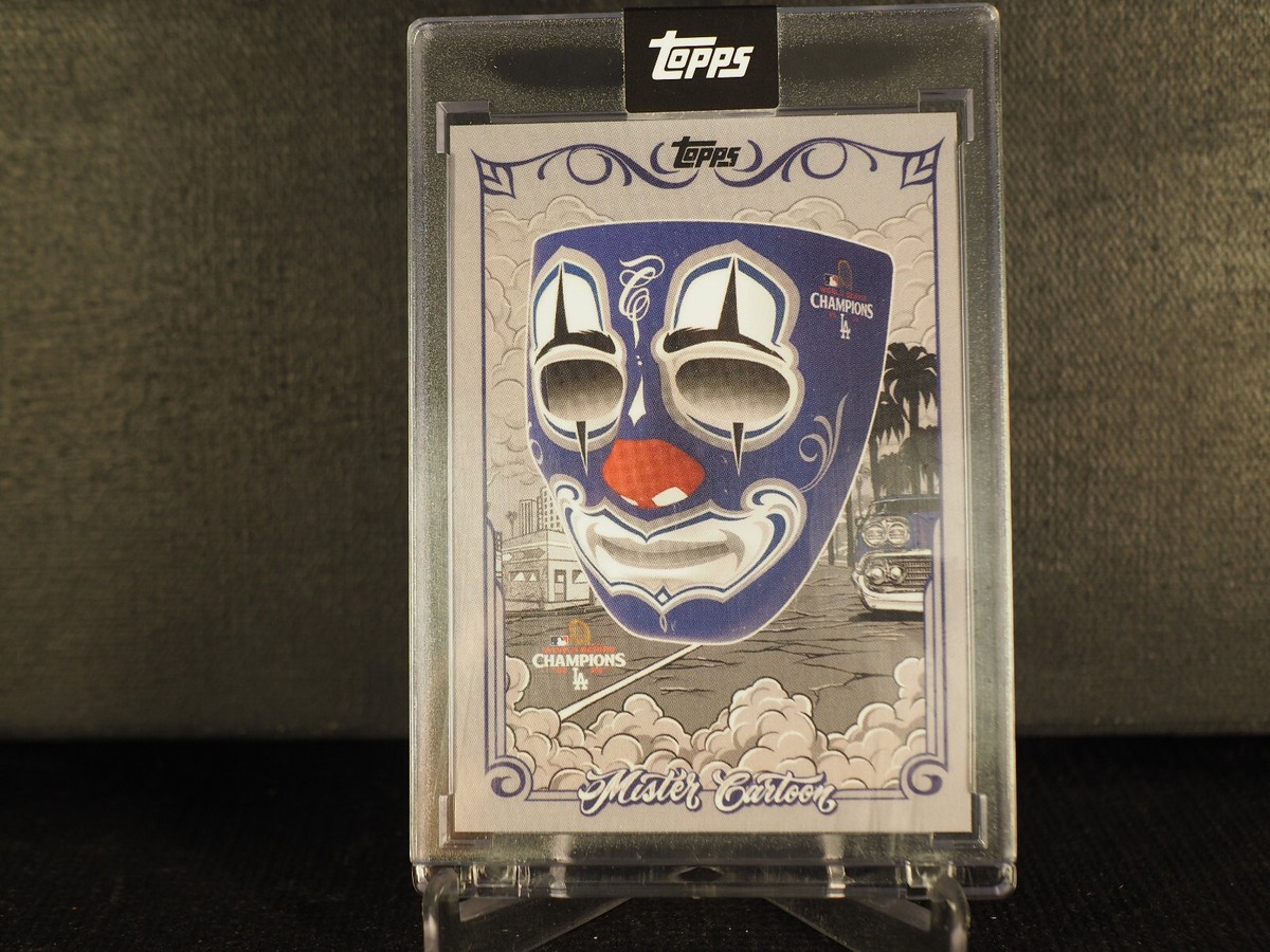 2024 Topps x Mister Cartoon LA Dodgers World Series Champions Art