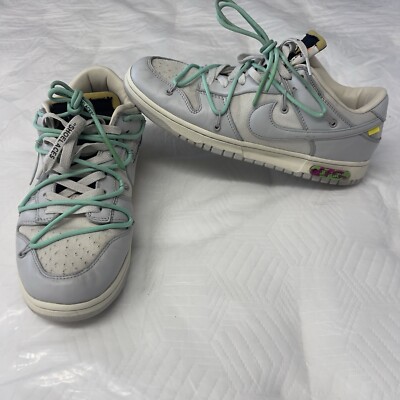 Nike Off-White x Dunk Low Sneakers Lot 04 of 50 DM1602-114 No Box.