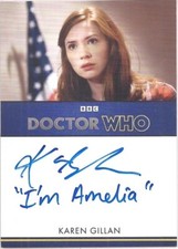 Doctor Who Series 5-7: Karen Gillan 'I'm Amelia' Inscription Autograph Card