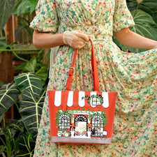 Nwt Vendula London Orangery Bag Boutique Designer Fruit Bicycle Botanist Tote