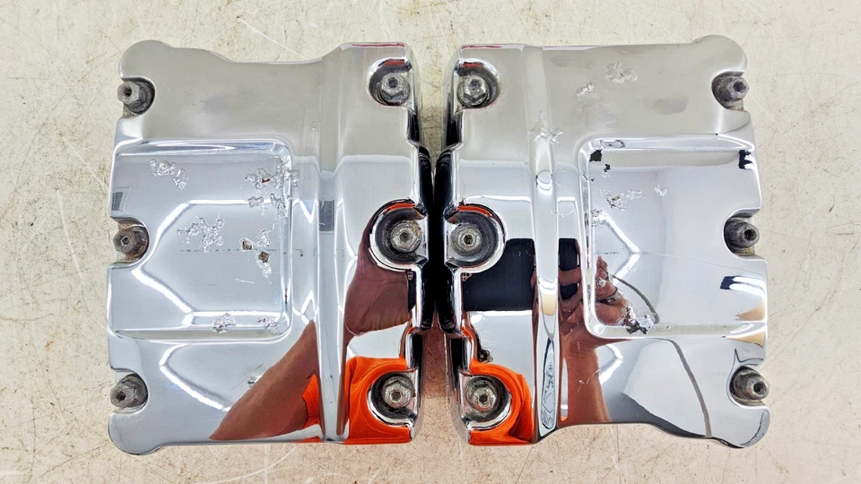 Harley FLH Roadking 2000 cromo culata basculante cajas 17593-99 Foto 2 de 4