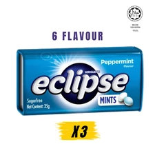 3 X Tin Wrigley's Eclipse Mints Breath Freshner Candy Mint Assorted Flavour