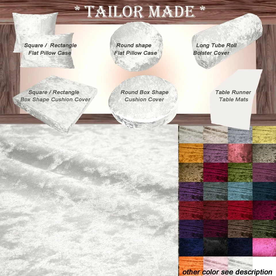 Mv102 белый блестящий бархат диван сиденье патио скамейка коробка валик чехол/дорожка - Изображение 2 из 4