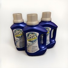 OxiClean Liquid Laundry Detergent, Free & Clear 60 Oz Oxi Clean Lot Of 3