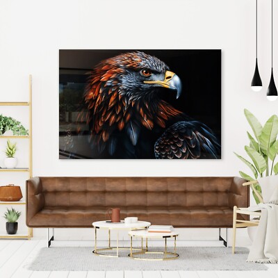 WANDBILD ADLER EAGLE TIER , MODERN KUNST  ACRYLGLAS LEINWAND POSTER BILDER DECO