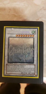 ONE OF A KIND VERY RARE! Yu-Gi-Oh Ghost Rare Stardust Dragon 1st! Read details