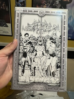 Detective Comics #1027 Black & White Variant  NM Signed By Tony S. Daniel w/COA