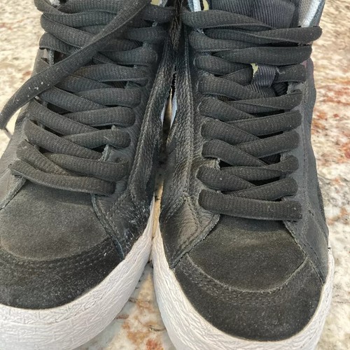 Nike Blazer size 6.5 Court SB Mid Black White - Picture 14 of 15