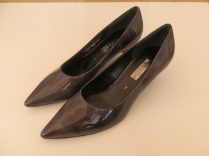 grey patent shoes ladies