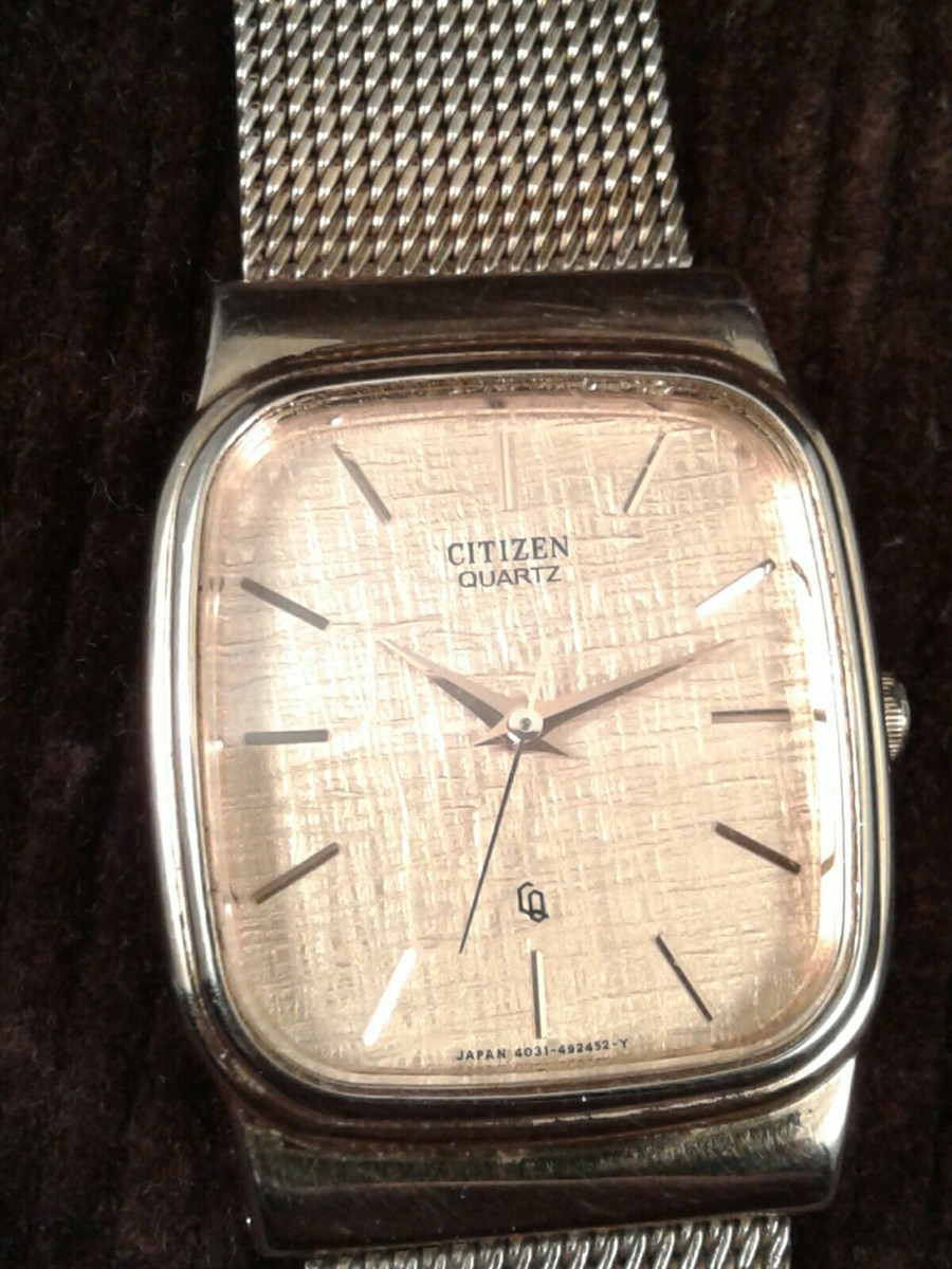 ビンテージキュー Vintage Citizen Quartz CQ 4031-490321TA Watch | eBay