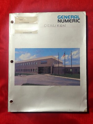 Fanuc, General Numeric, 6MB, GN52264E/05 Operator Manual, CNC Machine