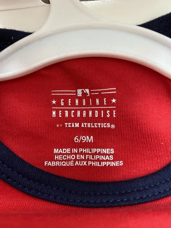 MLB Boston Red Sox Baby Girls Bodysuits Sz 6-9M 6-9 Months 3 Pack - Image 2 of 4