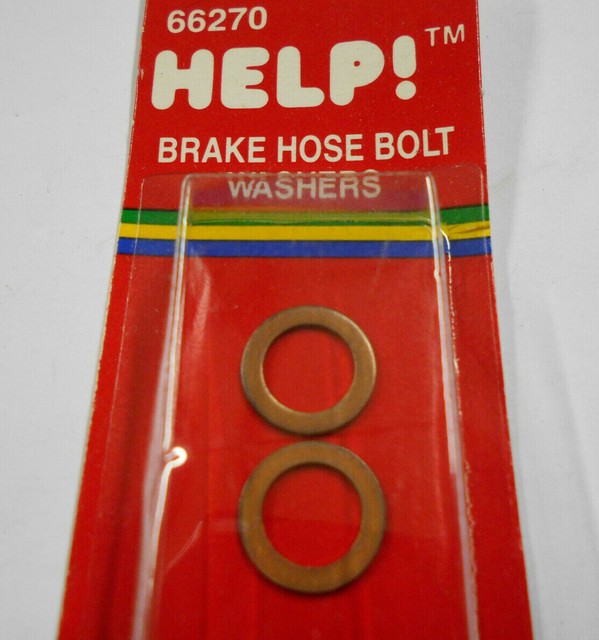 Dorman Help 66270 Universal Copper Brake Hose Bolt Washers 25/64" ID x