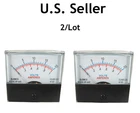 2-1/2” Inch Panel Meter: 0-20V & 0-1A Scales: 1mA Movement: 2/Lot: Nice Meter