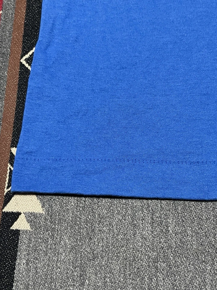 Camiseta azul para hombre Super Bowl XXXI Packers Patriots 1997 vintage talla L T24 Foto 4 de 4