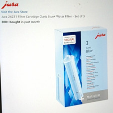 Original Jura 24231 Filter Cartridge Claris Blue + Water Filter New Sealed - Box