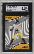 2022 Chronicles Clear Vision Rookies Purple 4/49 Kenny Pickett SGC 10 GEM 0q21
