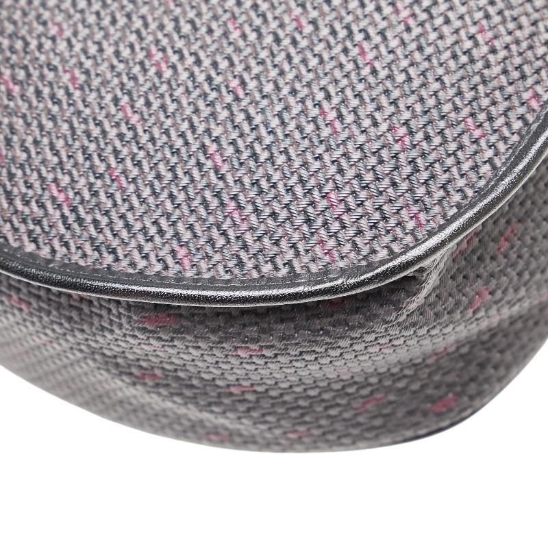 Borsa a tracolla Saint Laurent Ysl Monogram viola pelle nera donna