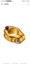 MX  HINGED SEAT POST CLAMP 25.4mm (1) GOLD 